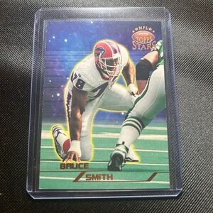 Topps Stars Buffalo Bills, Hall of Famer DE Bruce Smith football Card 4519/8799